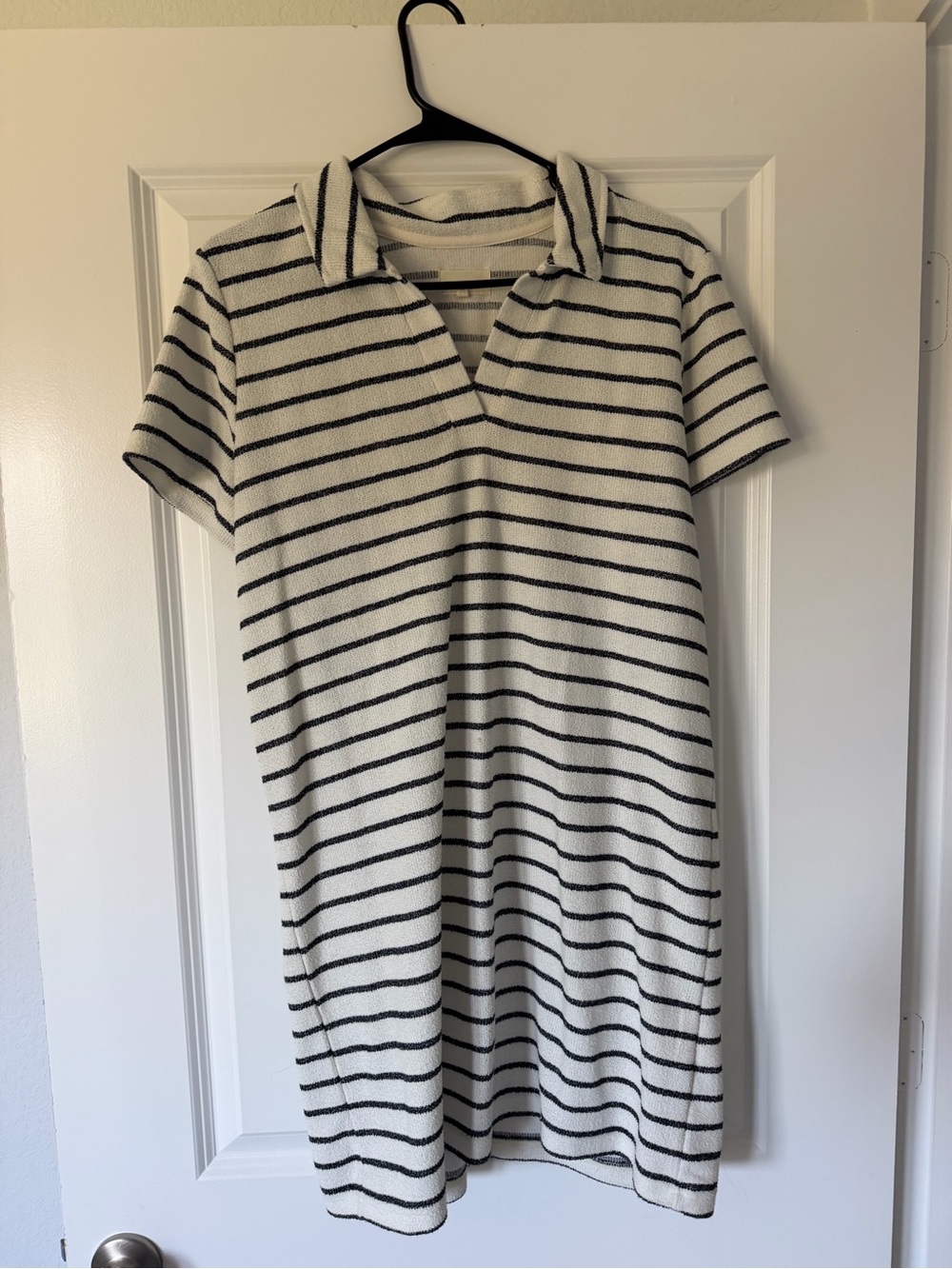 Striped Polo Shirt Dress
